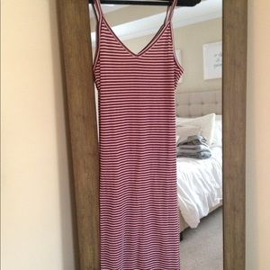 Striped Midi Dress